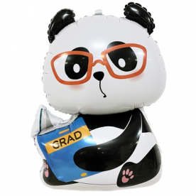 Фигура фольга "Панда в очках"