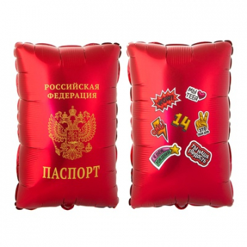 Шар фигура "Паспорт",53 см