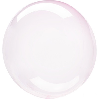 Шар BUBBLE "Мыльный пузырь", розовый