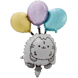 Шар фигура "ПушМяу на воздушных шарах", 100 см
