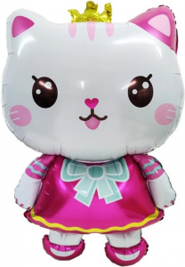 Фигура фольга "Hello Kitty в короне" 
