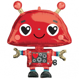 Фигура фольга "Влюблённый робот"