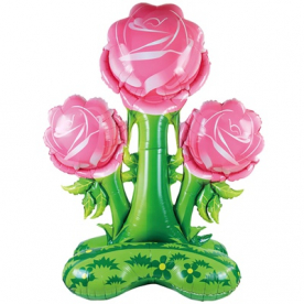 Фигура фольга "Air розовая роза"
