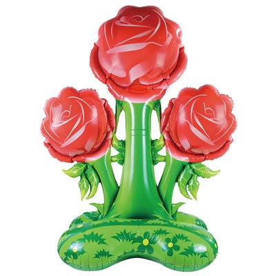 Фигура фольга "Air роза красная"