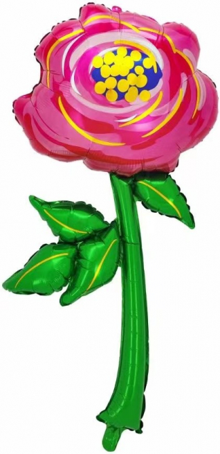 Фигура фольга "Роза",средняя