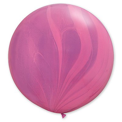 Шар Агат Pink Violet 30"/76 см, на атласной ленте