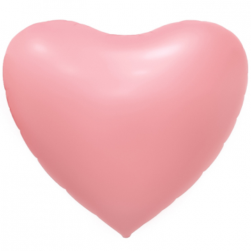 Шар сердце "Гигант розовый", 160 см
