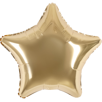 Шар звезда "Шампань",46 см 