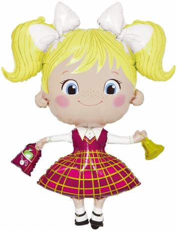 Фигура фольга "Ученица",117 см Фигура фольга "Ученица",117 см