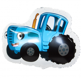 Фигура фольга "Синий трактор"