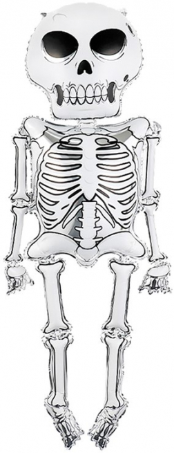 Фигура фольга "Скелет,страшилка"