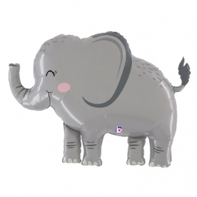 Фигура фольга "Слон серый"