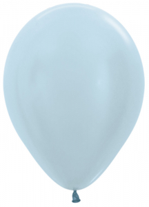 Стандартный шар Голубой, Металлик, 36 см