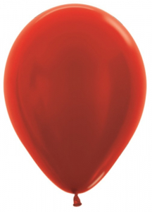 Стандартный шар Красный Металлик, 36 см