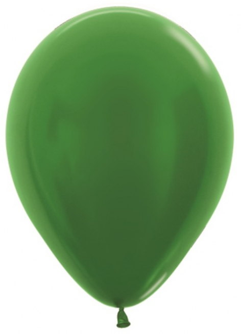 Стандартный шар Зеленый, Металлик, 36 см