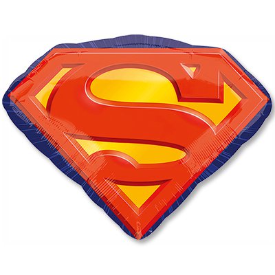 Шар фигура "Супермен эмблема"