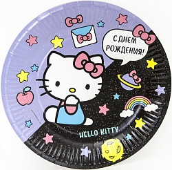 Тарелка Hello Kitty, 23 см, 6 штук