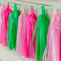 Тассел гирлянда розовая Тассел гирлянда розовая