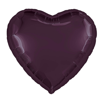 Шар сердце "Темная вишня" Шар сердце "Темная вишня"