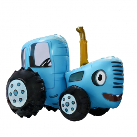 Фигура фольга "Синий трактор air",надув воздухом
