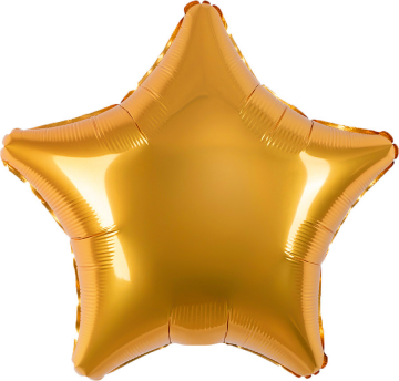 Шар звезда "Янтарь",46 см 