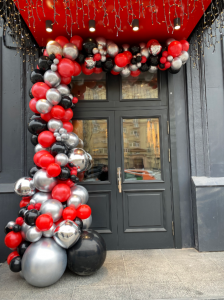 Разнокалиберная арка из шаров 4*1.8, цвет любой