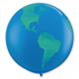 Шар большой "Земной шар Dark Blue", 90 см
