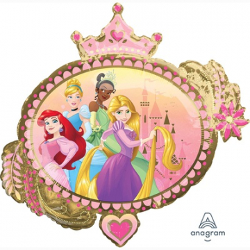 Фигура фольга "Принцессы Диснея", с 2-х сторон разные